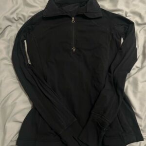Lululemon Black Quarter-Zip Top
